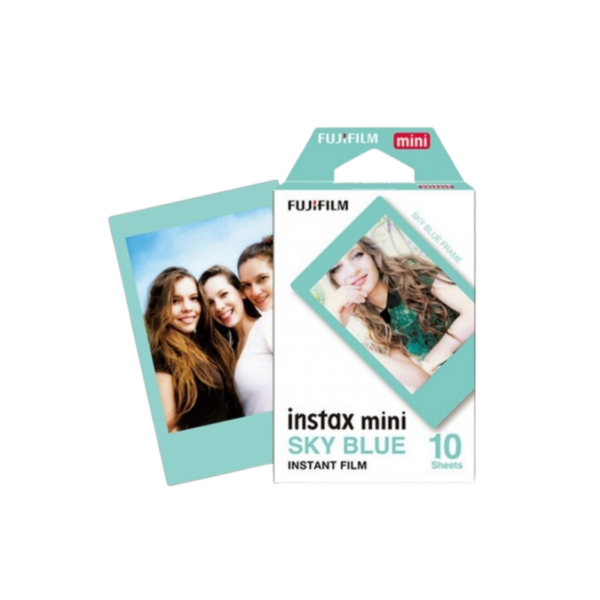 Instax Mini Sky Blue - 10 слики